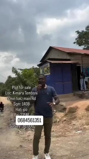 Commercial Plot for Sale in Kimara Tembon, Dar Es Salaam (1408 sqm) Commercial Plot for Sale in Kimara Tembon, Dar Es Salaam (1408 sqm)