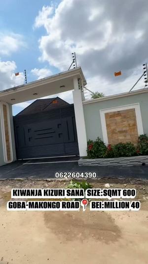 Kiwanja kinauzwa Goba Njia ya Makongo, Dar Es Salaam (600 sqm)
