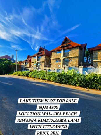 Kiwanja (Commercial Plot) kinauzwa Malaika Beach, Dar Es Salaam (4800 sqm)