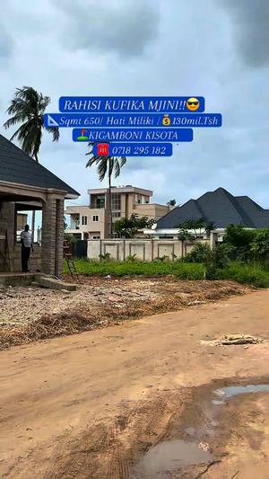 Kiwanja kinauzwa Kigamboni Kisota, Dar Es Salaam sqm 650