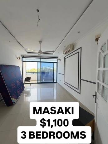 Nyumba ya vyumba vitatu inapangishwa Masaki, Dar Es Salaam
