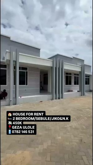 2 Bedrooms House for Rent in Kigamboni Geza Ulole, Dar Es Salaam 2 Bedrooms House for Rent in Kigamboni Geza Ulole, Dar Es Salaam