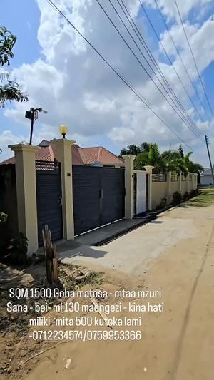 Kiwanja kinauzwa Goba Matosa, Dar Es Salaam (1500 sqm) Kiwanja kinauzwa Goba Matosa, Dar Es Salaam (1500 sqm)