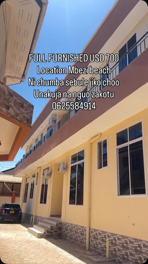 Apartment (Furnished) ya chumba kimoja inapangishwa Mbezi Beach, Dar Es Salaam