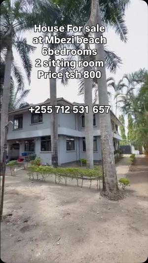 Nyumba ya vyumba 6 inauzwa Mbezi Beach, Dar Es Salaam Nyumba ya vyumba 6 inauzwa Mbezi Beach, Dar Es Salaam