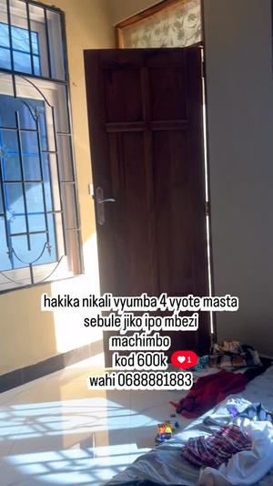 4 Bedrooms House for Rent in Mbezi Machimbo, Dar Es Salaam