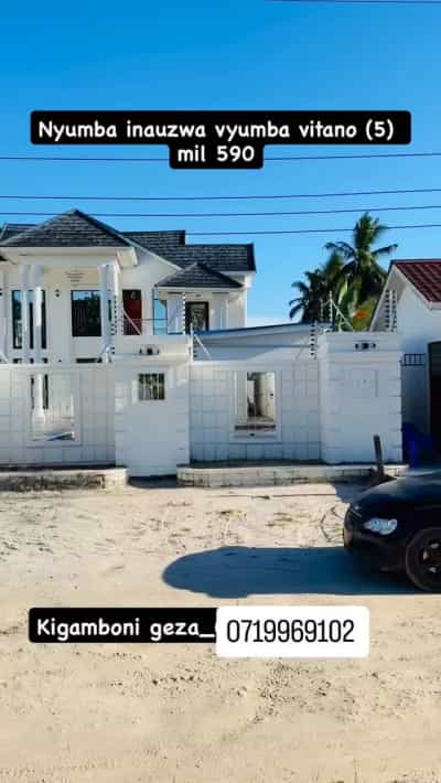 Nyumba ya vyumba vitano inauzwa GEZA WILAYANI KIGAMBONI, Dar Es Salaam (880 sqm) Nyumba ya vyumba vitano inauzwa GEZA WILAYANI KIGAMBONI, Dar Es Salaam (880 sqm)