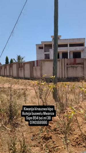 Kiwanja kinauzwa Buteja Buswelu, Mwanza (854 sqm)