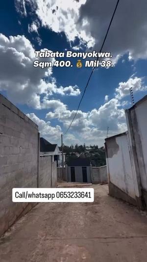 Residential Plot for Sale in Tabata Bonyokwa Stendi, Dar Es Salaam (400 sqm) Residential Plot for Sale in Tabata Bonyokwa Stendi, Dar Es Salaam (400 sqm)