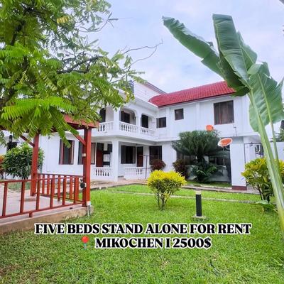 Nyumba/Apartment ya vyumba vitano inapangishwa Mikocheni B, Dar Es Salaam