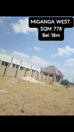 Plot for sale in Miganga West, Dodoma sqm 778 Plot for sale in Miganga West, Dodoma sqm 778