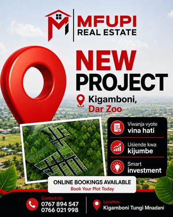 Residential Plots for Sale in Kigamboni Dar Zooo, Dar Es Salaam Residential Plots for Sale in Kigamboni Dar Zooo, Dar Es Salaam