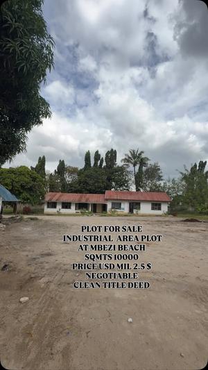 Kiwanja (Industrial Plot) inauzwa Mbezi Beach, Dar Es Salaam (10000 sqm)