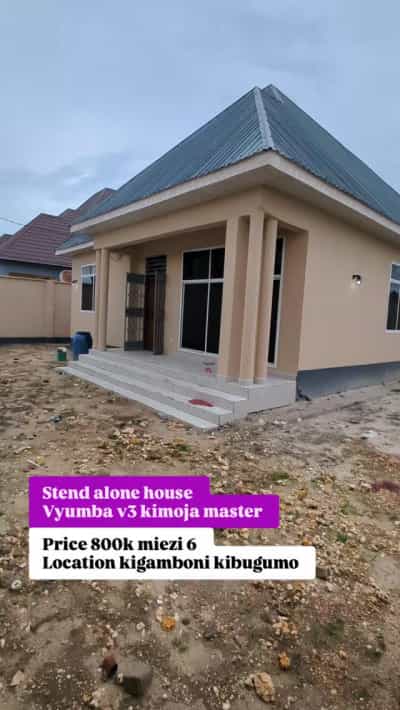 Nyumba ya vyumba vitatu inapangishwa Kigamboni Kibugumo, Dar Es Salaam