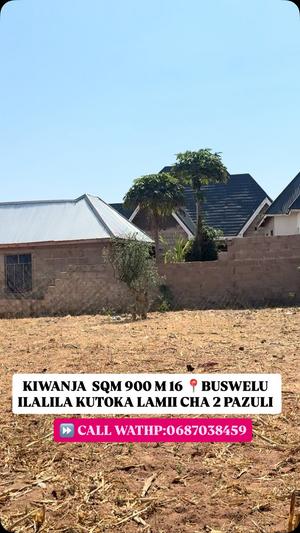 Kiwanja kinauzwa Buswelu Ilalila, Mwanza (900 sqm)