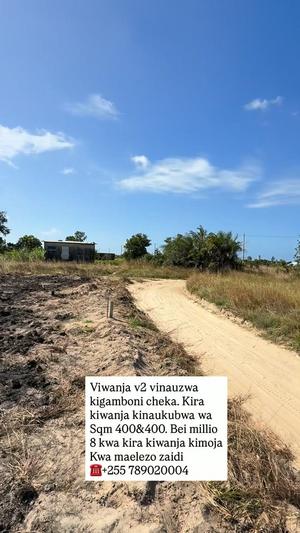 Residential Plot for Sale in Kigamboni Cheka, Dar Es Salaam (400 sqm) Residential Plot for Sale in Kigamboni Cheka, Dar Es Salaam (400 sqm)
