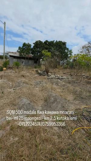 Residential Plot for Sale in Madale Kwa Kawawa Mnarani, Dar Es Salaam (500 sqm) Residential Plot for Sale in Madale Kwa Kawawa Mnarani, Dar Es Salaam (500 sqm)