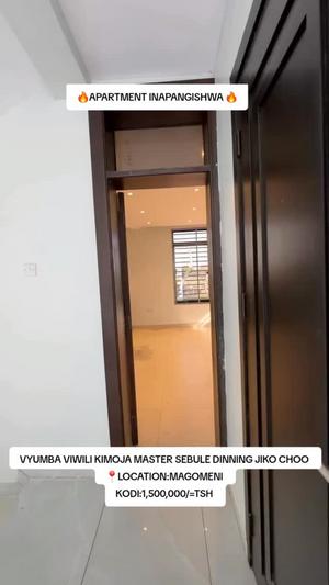 Nyumba ya vyumba viwili inapangishwa Magomeni, Dar Es Salaam Nyumba ya vyumba viwili inapangishwa Magomeni, Dar Es Salaam