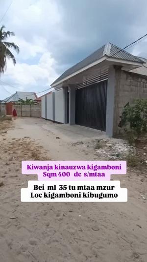 Kiwanja kinauzwa Kibugumo, Dar Es Salaam (400 sqm) Kiwanja kinauzwa Kibugumo, Dar Es Salaam (400 sqm)