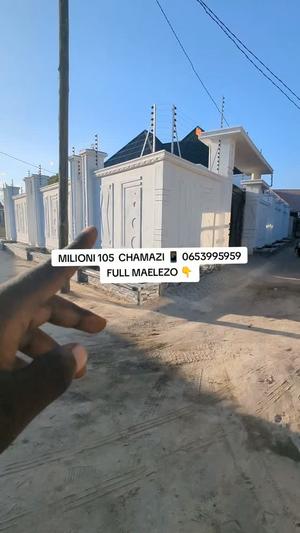 Nyumba ya vyumba vitatu inauzwa Mbagara Chamazi, Dar Es Salaam (700 sqm)