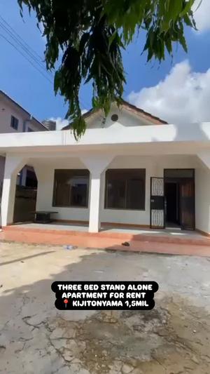 Apartment ya vyumba vitatu inapangishwa Kijitonyama, Dar Es Salaam