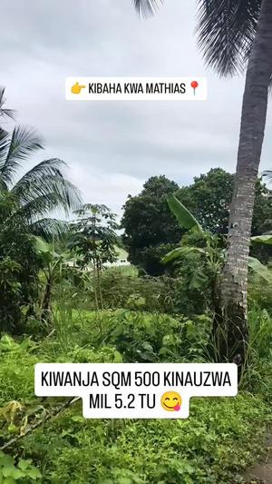 Plot for sale in Kibaha Kwa Mathias, Pwani sqm 500