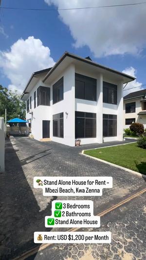 3 Bedrooms House for Rent in Mbezi Beach, Kwa Zenna, Dar Es Salaam 3 Bedrooms House for Rent in Mbezi Beach, Kwa Zenna, Dar Es Salaam