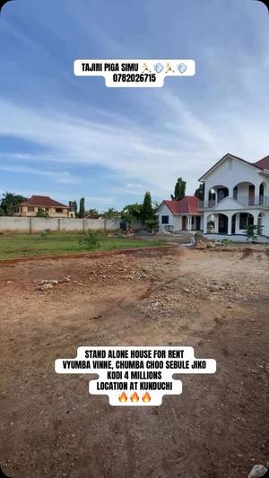 Nyumba ya vyumba vinne inapangishwa Kunduchi, Dar Es Salaam