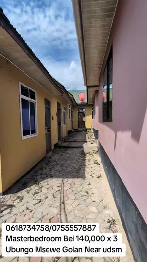 Nyumba ya chumba kimoja inapangishwa Ubungo Golani, Dar Es Salaam