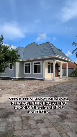 Nyumba ya vyumba vitatu inapangishwa Goba Njia 4, Dar Es Salaam
