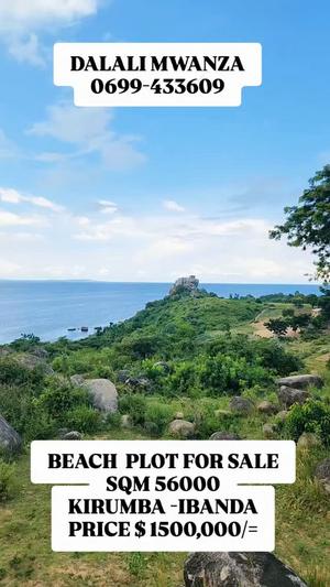 Beach Plot for Sale in Kirumba Ibanda, Mwanza (56880 sqm)