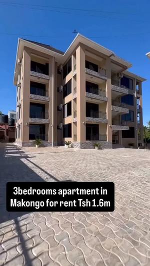 Apartment ya vyumba vitatu inapangishwa Makongo Juu, Dar Es Salaam