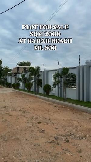 Kiwanja kinauzwa Bahar Beach, Dar Es Salaam (2000 sqm)