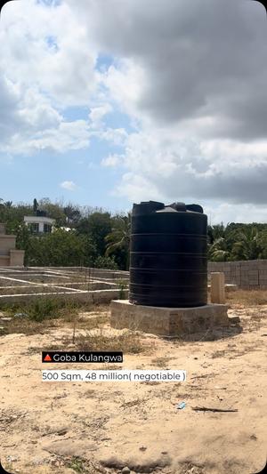 Kiwanja kinauzwa Goba Kulaangwa, Dar Es Salaam (500 sqm) Kiwanja kinauzwa Goba Kulaangwa, Dar Es Salaam (500 sqm)