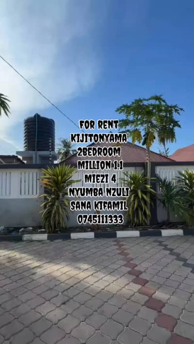 2 Bedrooms House for Rent in Kijitonyama, Dar Es Salaam 2 Bedrooms House for Rent in Kijitonyama, Dar Es Salaam