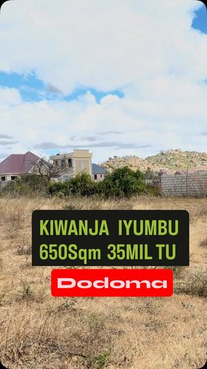 Plot for sale in Iyumbu, Dodoma sqm 650 Plot for sale in Iyumbu, Dodoma sqm 650