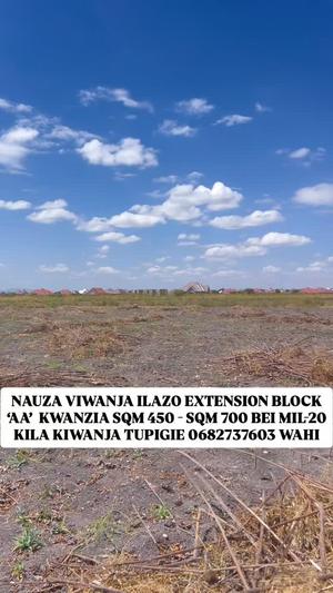 Plots for sale in Ilazo Extension, Dodoma sqm 450