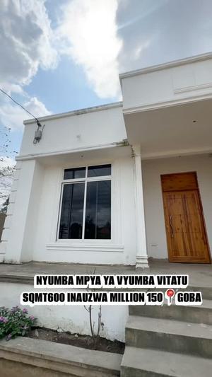 Nyumba ya vyumba vitatu inauzwa Goba Njianne, Dar Es Salaam (600 sqm) Nyumba ya vyumba vitatu inauzwa Goba Njianne, Dar Es Salaam (600 sqm)