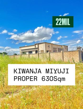 Kiwanja kinauzwa Miyuji, Dodoma (630 sqm)