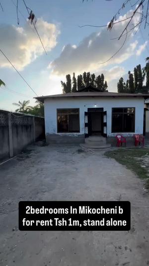 2 Bedrooms House for Rent in Mikocheni, Dar Es Salaam