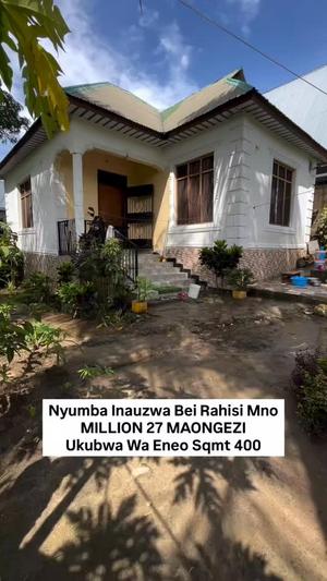 Nyumba ya vyumba viwili inauzwa Mbezi Mwisho, Dar Es Salaam (400 sqm)