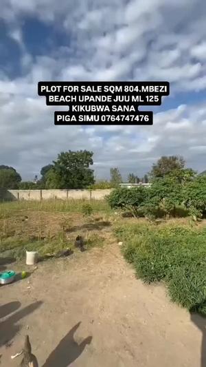 Kiwanja kinauzwa Mbezi Beach Africana, Dar Es Salaam sqm 804