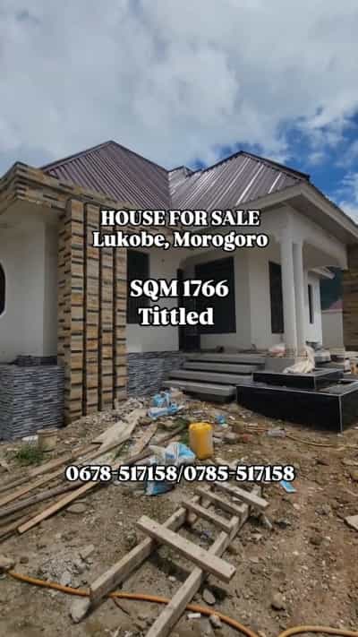 House for Sale in Nyamizeze Lukobe, Morogoro (1766 sqm)