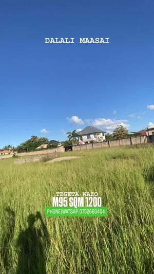 Plot for sale in Tegeta Wazo, Dar Es Salaam sqm 1200