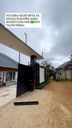 Nyumba ya vyumba vinne inauzwa Goba Mageti Njia Nne, Dar Es Salaam (500 sqm) Nyumba ya vyumba vinne inauzwa Goba Mageti Njia Nne, Dar Es Salaam (500 sqm)