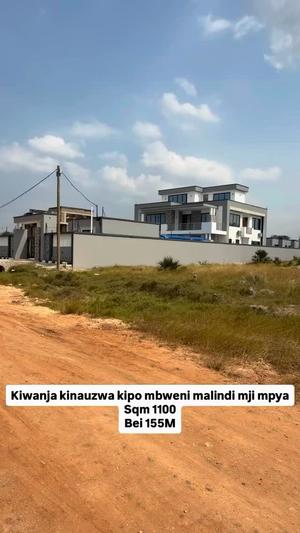 Kiwanja kinauzwa Mbweni Malindi, Dar Es Salaam (1100 sqm)