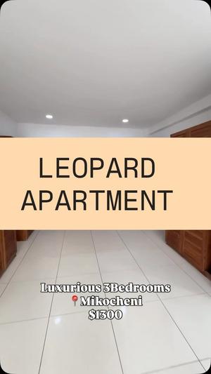 Apartment ya vyumba vitatu inapangishwa Mikocheni, Dar Es Salaam