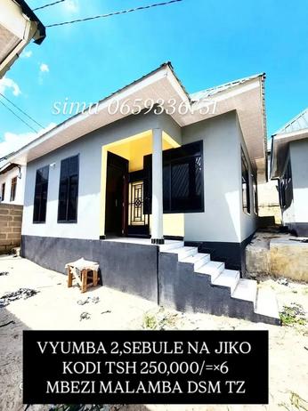 2 Bedrooms Apartment for Rent in Mbezi Malamba, Dar Es Salaam