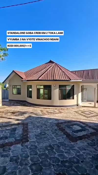 3 Bedrooms House for Rent in Goba, Dar Es Salaam