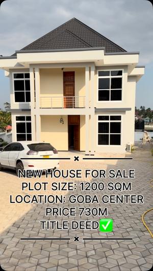 4 Bedrooms House for Sale in Goba Center, Dar Es Salaam (1200 sqm) 4 Bedrooms House for Sale in Goba Center, Dar Es Salaam (1200 sqm)